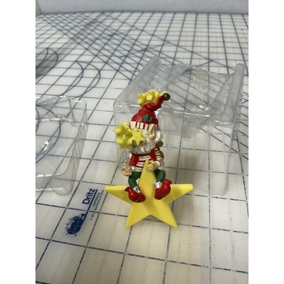 VTG 1989 Enesco Treasury Christmas Tree Ornament "Sparkles" Elf # 561843 NEW - Picture 2 of 8